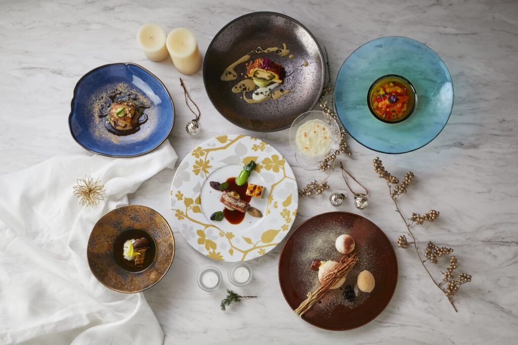 京の雅と冬の美食体験　クリスマス限定コース