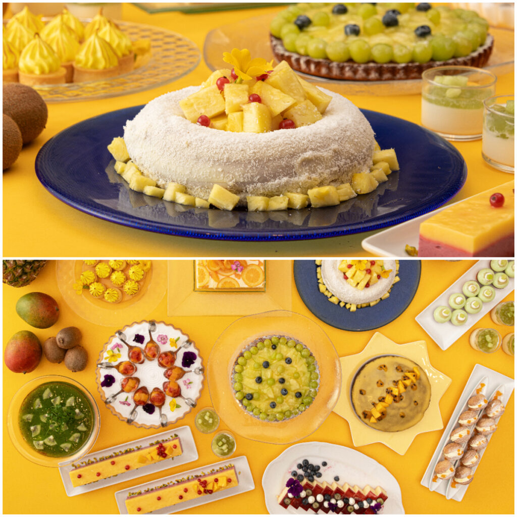 マンゴーやメロンなど10種のフルーツに埋もれる フルーティースイーツ＆ランチディナービュッフェ開催